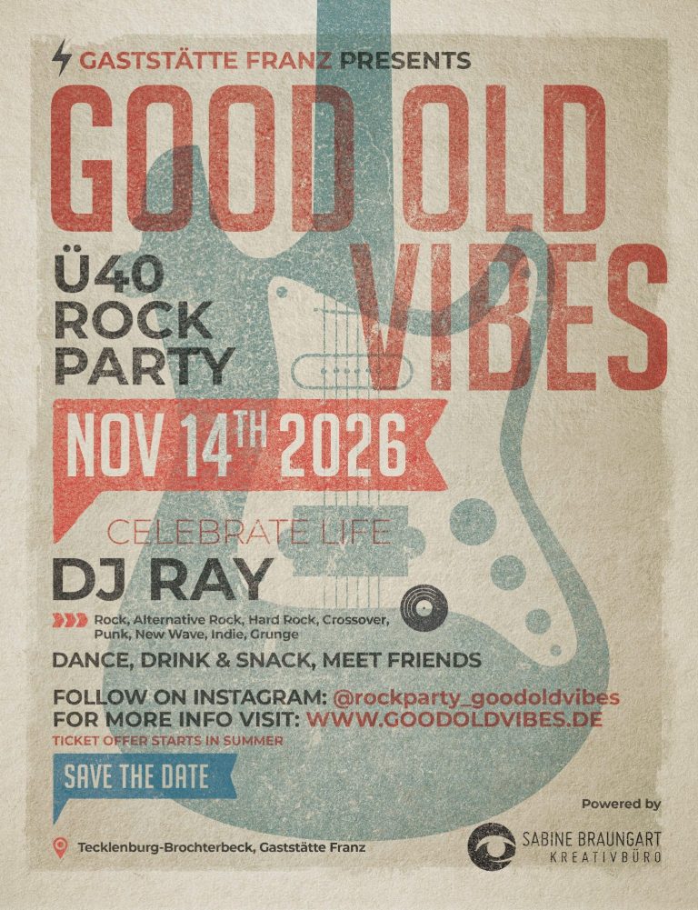 SAVE THE DATE GOOD OLD VIBES