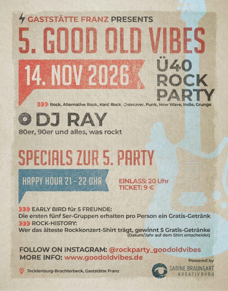 SAVE THE DATE GOOD OLD VIBES